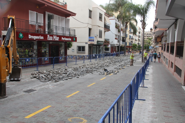 Arrancan las obras de rehabilitacin de la zona norte de la Avenida de Andaluca